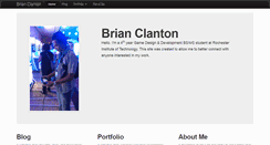 Desktop Screenshot of brianclanton.com