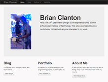Tablet Screenshot of brianclanton.com